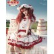 Mademoiselle Pearl Strawberry Cutsew Cardigan Blouses Skirt JSKs and OPs(Reservation/Full Payment Without Shipping)